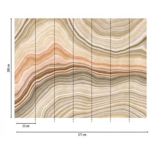 AS-Creation Metropolitan Stories the Wall 38229-1 Natur Rétegződő márványminta homok bézs barna zöld sárga fehér falpanel