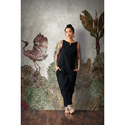 AS-Creation Metropolitan Stories the Wall 38234-1 Natur Gázlómadarak egzotikus környezetben szürke zöld szines falpanel