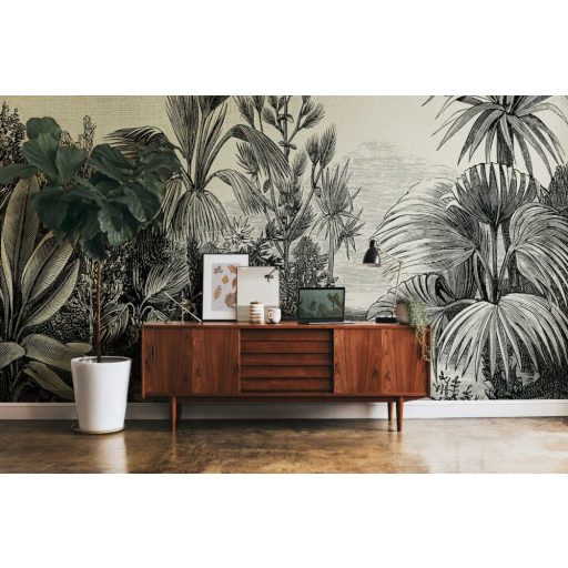 AS-Creation Metropolitan Stories the Wall 38235-1 Natur Grafikus dzsungel karcolat krémfehér fekete falpanel
