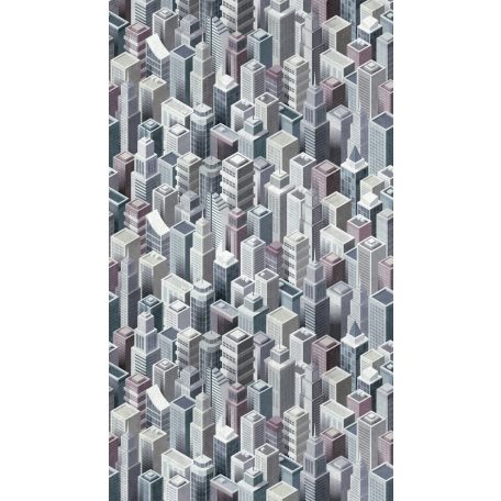 AS-Creation Metropolitan Stories the Wall 38250-1 Etno City felhőkarcoló rengeteg szürke fekete szines falpanel