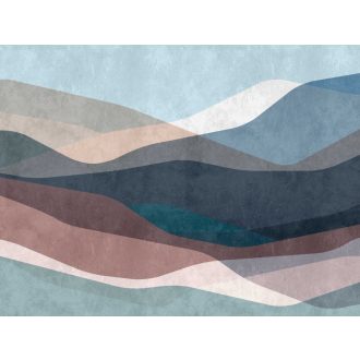   AS-Creation Metropolitan Stories the Wall 38255-1 Absztrakt Hegyvonulat vagy hullámok? égszínkék szines falpanel