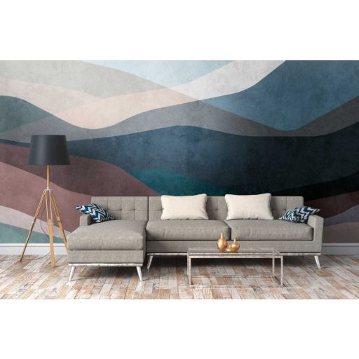 AS-Creation Metropolitan Stories the Wall 38255-1 Absztrakt Hegyvonulat vagy hullámok? égszínkék szines falpanel