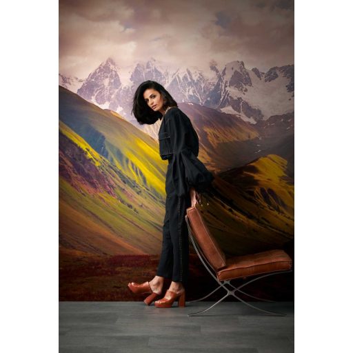 AS-Creation Metropolitan Stories the Wall 38257-1 Natur Színpompás alpesi táj sárgászöld vörös szines falpanel