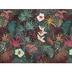   AS-Creation Metropolitan Stories the Wall 38274-1 Natur Botanikus Trópusi a dzsungel sokszínűsége zöld pink szines falpanel