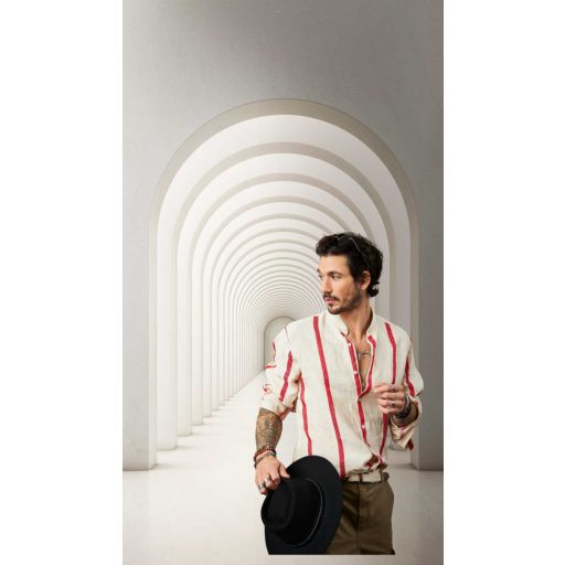 AS-Creation Metropolitan Stories the Wall 38282-1 Grafikus perspektívikus boltív sorozat szürke fehér falpanel