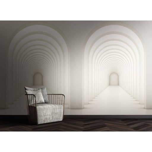 AS-Creation Metropolitan Stories the Wall 38282-1 Grafikus perspektívikus boltív sorozat szürke fehér falpanel