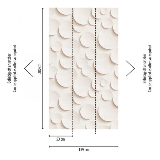 AS-Creation Metropolitan Stories the Wall 38283-1 Grafikus 3D "körbe zárva" dekoráció krémfehér/szürkésfehér falpanel
