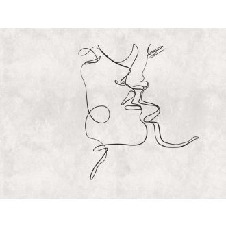   AS-Creation Metropolitan Stories the Wall 38284-1 Grafikus Absztrakt Faco to Face szürkésbézs fekete falpanel