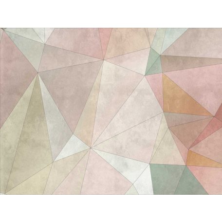 AS-Creation Metropolitan Stories the Wall 38286-1 Geometrikus 3D Háromszögek gúlák bézs rózsaszín szines falpanel