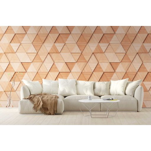 AS-Creation Metropolitan Stories the Wall 38288-1 Geometrikus grafikus térhatású háromszög/rombusz fal krém bézs barna falpanel
