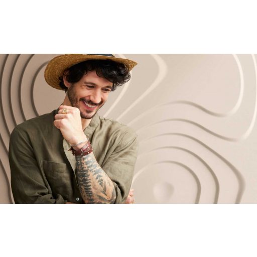 AS-Creation Metropolitan Stories the Wall 38292-1 Grafikus térhatású szalag (hullám)kompozíció bézs és krém árnyalatok falpanel