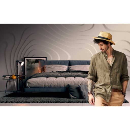 AS-Creation Metropolitan Stories the Wall 38292-1 Grafikus térhatású szalag (hullám)kompozíció bézs és krém árnyalatok falpanel