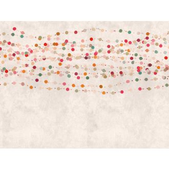   AS-Creation Metropolitan Srories the Wall 38305-1 Gyerekszobai Pontok pöttyök "láncra verve" bézs piros szines falpanel