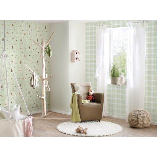 As-Creation Little Love/Dream Flowery 3831-98 Gyerekszobai Egyszínű krémszín tapéta