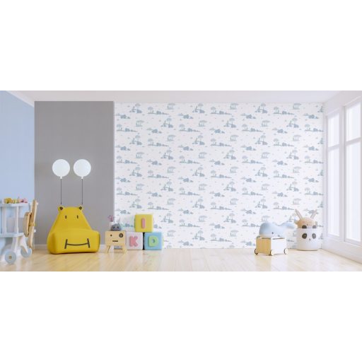 As-Creation Little Love/Dream Flowery 3832-35 Gyerekszobai Egyszínű szürke/sötétszürke tapéta