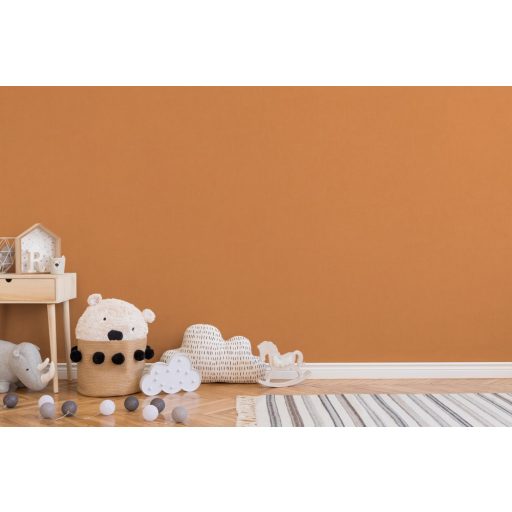 As-Creation Little Love/Dream Flowery 3832-66 Gyerekszobai Egyszínű narancs tapéta