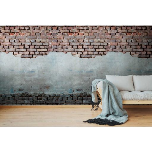 AS-Creation Metropolitan Srories the Wall 38334-1 Natur/Ipari design szakaszonként kopott téglafal vörösesbarna barna szürke falpanel