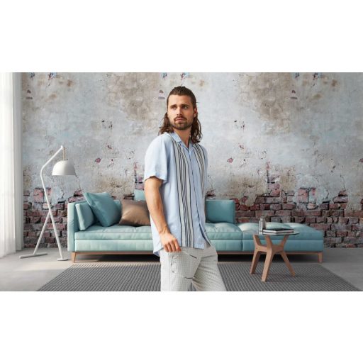 AS-Creation Metropolitan Srories the Wall 38336-1 Natur/Ipari design kopott beton és téglafal szürke barna téglavörös falpanel