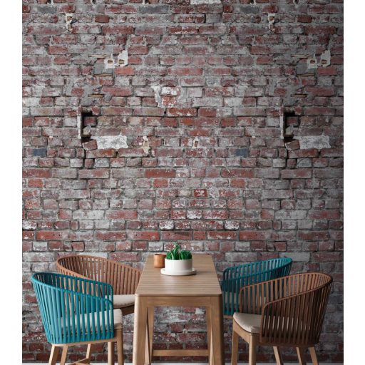 AS-Creation Metropolitan Srories the Wall 38337-1 Natur/Ipari design kopott téglafal téglavörös szürke fekete falpanel