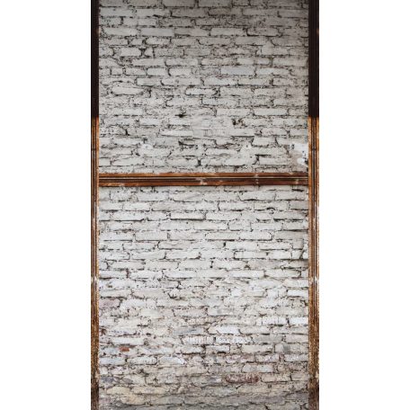 AS-Creation Metropolitan Srories the Wall 38351-1 Natur/Ipari design kopott téglafal rozsdás vaskeretben szürke fehér fekete rozsda falpanel
