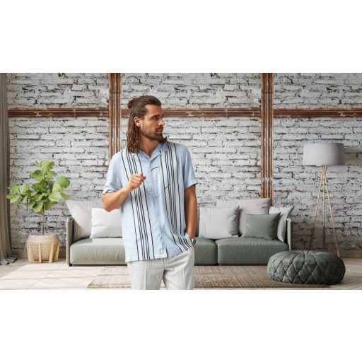 AS-Creation Metropolitan Srories the Wall 38351-1 Natur/Ipari design kopott téglafal rozsdás vaskeretben szürke fehér fekete rozsda falpanel