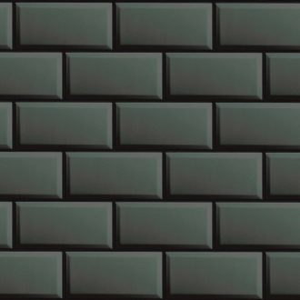   Háromdimenziós metrócsempe minta sötétszürke fekete tapéta