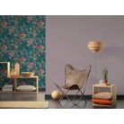As-Creation Dream Flowery 3837-16 Eco Natural Egyszínű lila/szürkéslila tapéta