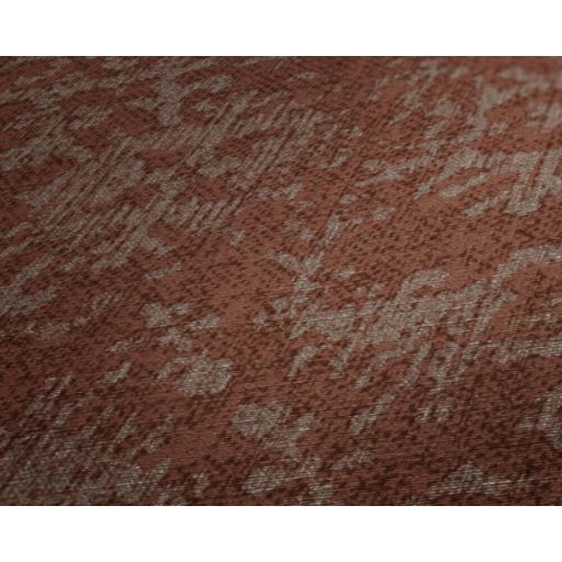 Végre Afrika! - Kézműves etno minta vörös és ezüst tónus finom mintafény tapéta