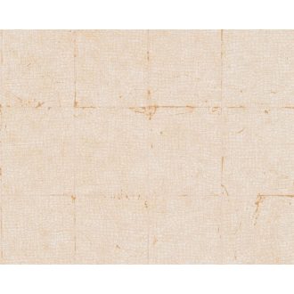   Természetes csempemozaik mintázat bézs és arany tónus finom mintafény tapéta