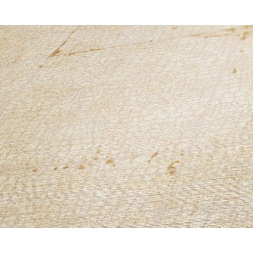 Természetes csempemozaik mintázat bézs és arany tónus finom mintafény tapéta