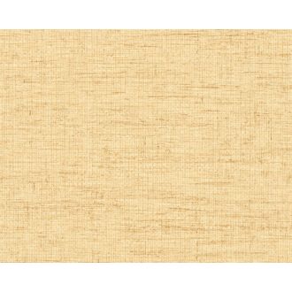   Természetes afrikai szőtt háncsminta sárga és sárgásbarna tónus tapéta