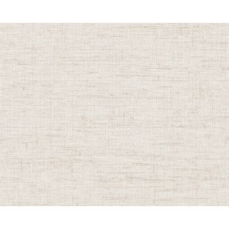   Természetes afrikai szőtt háncsminta krém és bézs/világosbarna tónus tapéta