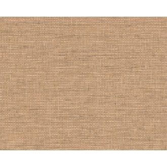   Természetes afrikai szőtt háncsminta bézs és barna tónus tapéta