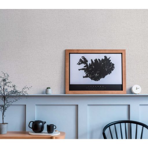 Strukturált textilhatású minta szürke és barna tónus tapéta