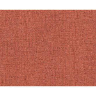   Strukturált textilhatású minta vörös és sötétbarna tónus tapéta