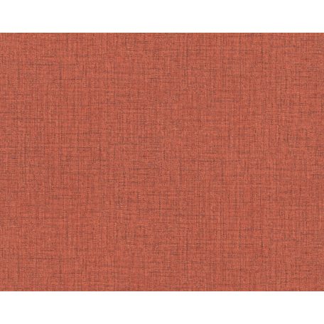 Strukturált textilhatású minta vörös és sötétbarna tónus tapéta