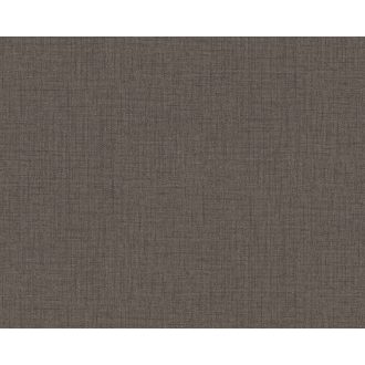   Strukturált textilhatású minta sötétbarna és fekete tónus tapéta