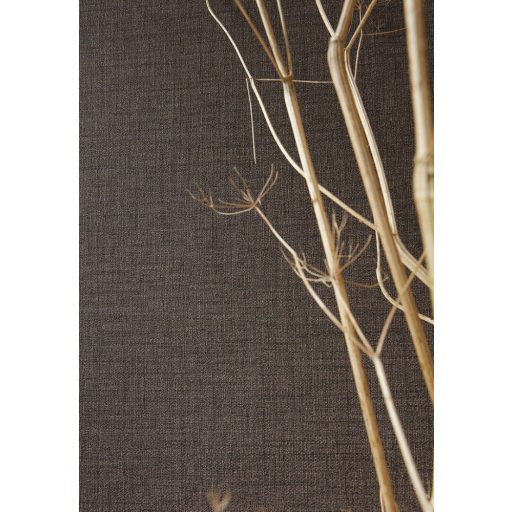 Strukturált textilhatású minta sötétbarna és fekete tónus tapéta