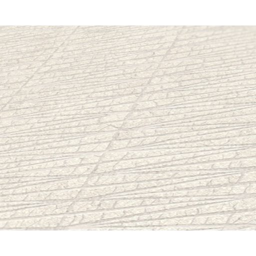 Sávokba rendezett ötletes grafikai vonalminta krémszürke és szürke tónus ezüst fényes mintafelület tapéta