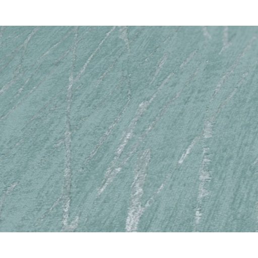 Karcolt hatású grafikai struktúrminta kék/zöldeskék tónus ezüst fémes hatás tapéta