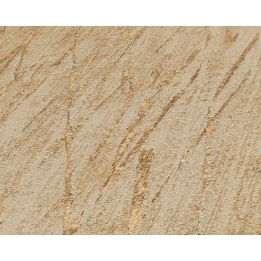 Karcolt hatású grafikai struktúrminta barna tónus réz fémes hatás tapéta