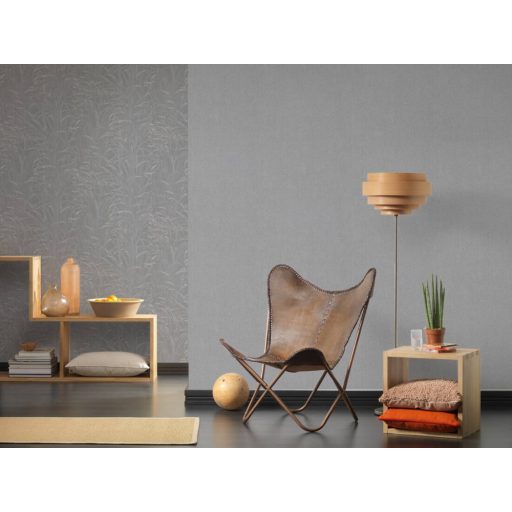 Finom vonalakkal kialakított struktúrminta szürke tónus tapéta