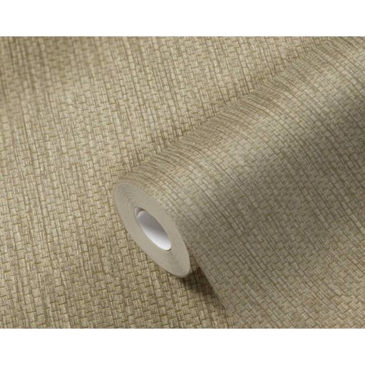 Skandináv stílusú strukturált durva szövetminta barna és szürkésbarna tónus tapéta