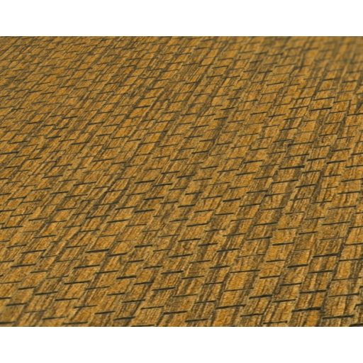 Skandináv stílusú strukturált durva szövetminta sárgásbarna és sötétbarna tónus tapéta