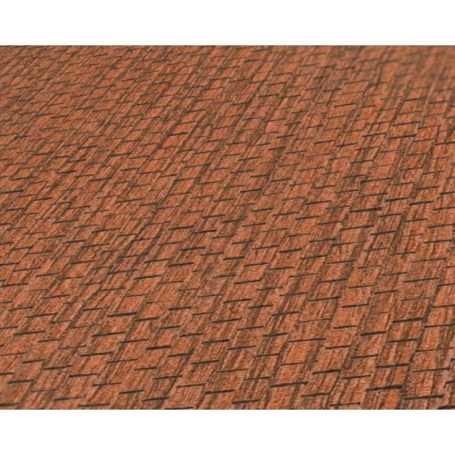 Skandináv stílusú strukturált durva szövetminta fémes vörös és fekete tónus tapéta