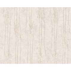   Skandináv stílusú hosszúszárú stilizált réti (pampa)füvek krémszürke bézs és szürkésbézs tónus tapéta