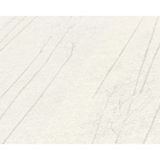 Skandináv stílusú hosszúszárú stilizált réti (pampa)füvek törtfehér és világosszürke tónus tapéta