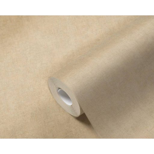 Texturált egyszínű minta bézs/sárgásbézs tónus tapéta