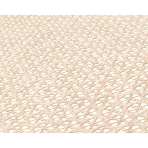 Kis hatszög - csillag motívum krém bézs és világosbarna tónus tapéta