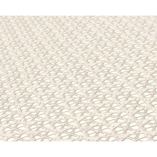 Kis hatszög - csillag motívum krém és szürke tónus tapéta